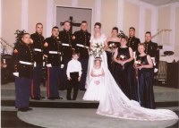 Our entire wedding party